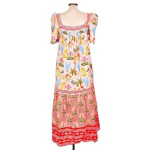 Printfresh x House Lars Built Gracious Gardener Floral Midi Dress Women’s M NWT